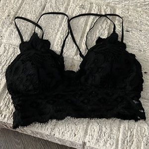 Black bralette size small